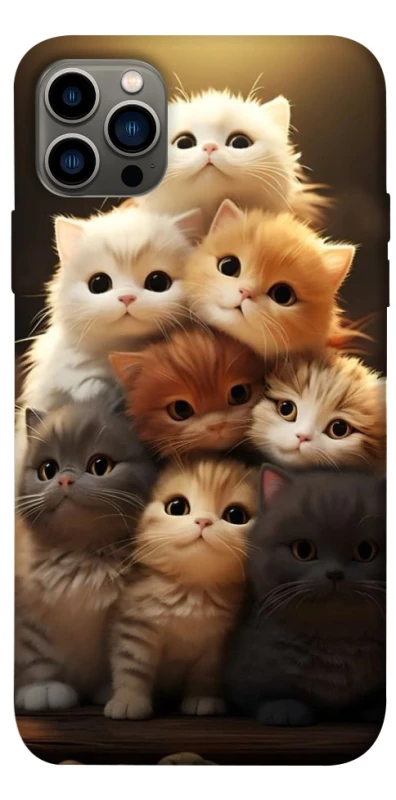 Чехол на Apple iPhone 12 Pro (6.1") Чехол Kittie Love v2 фото 1 из 1
