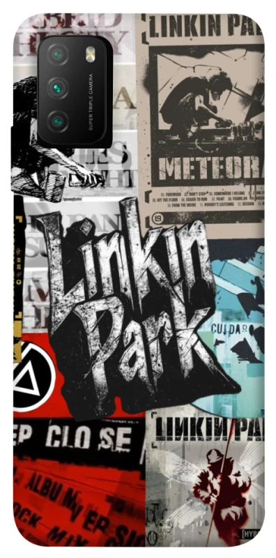 Чохол на Xiaomi Poco M3 Linkin Park logo ver.2 фото 1 з 1