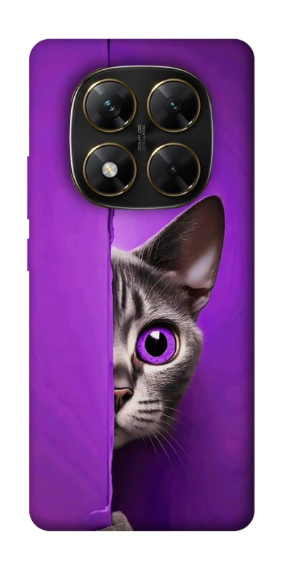 Чехол на Xiaomi Poco X7 Кот-подглядыватель фото 1 из 1