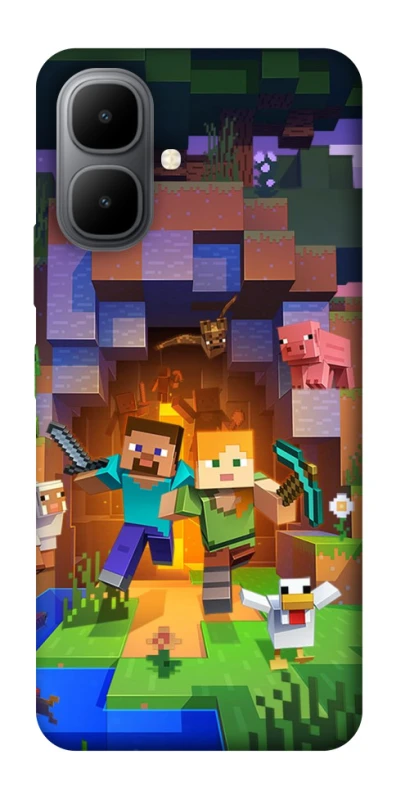 Чехол на Infinix Smart 10 Minecraft game фото 1 из 1