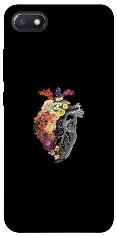Чохол на Xiaomi Redmi 6A Heart with flowers фото 1 з 1