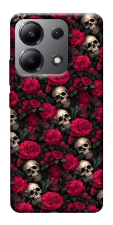 Чехол на Xiaomi Redmi Note 13 4G Черепа и розы фото 1 из 1