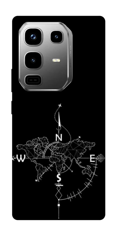 Чохол на Infinix Note 50 Pro Travel Map фото 1 з 1