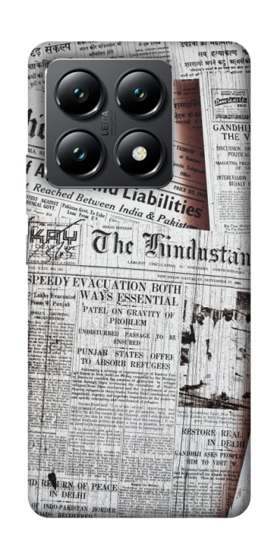 Чохол на Xiaomi 14T Газети фото 1 з 1