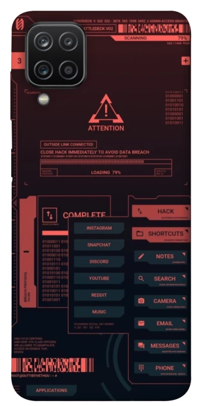 Чохол на Samsung Galaxy A12 Attention фото 1 з 1