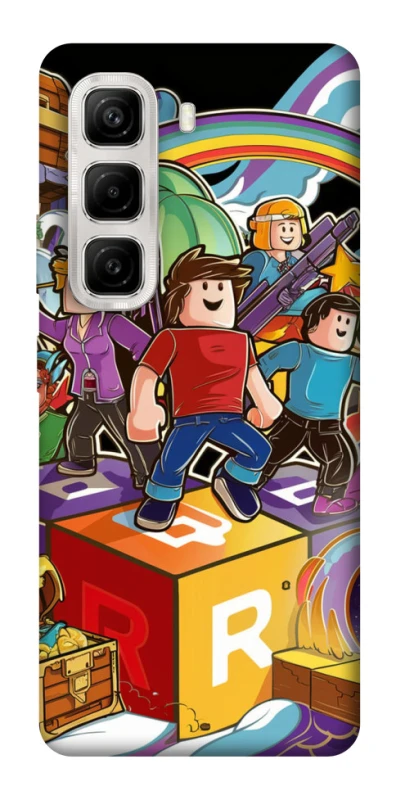 Чохол на Infinix Hot 50 4G Roblox family фото 1 з 1