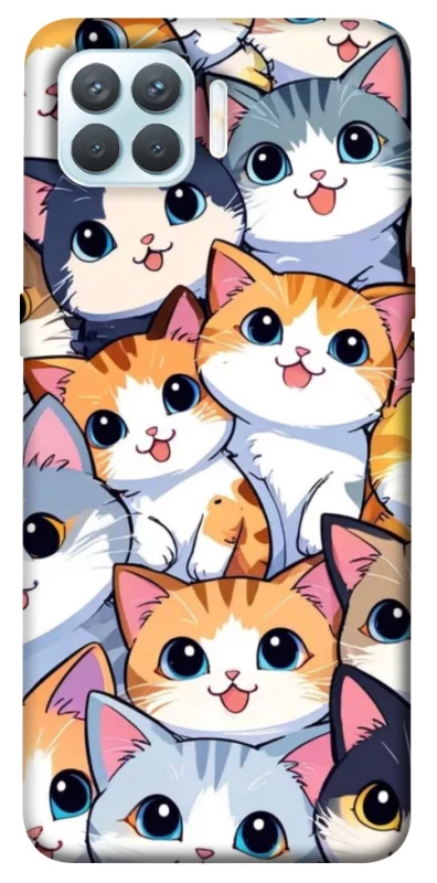 Чохол на Oppo F17 Pro Cute Cat v2 фото 1 з 1
