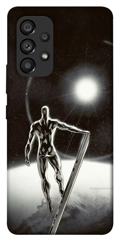 Чехол на Samsung Galaxy A53 5G Серебряный сёрфер фото 1 из 1