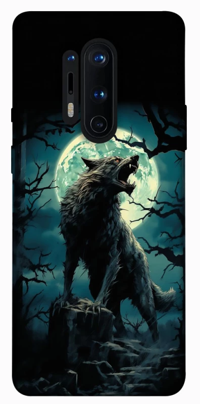 Чехол на OnePlus 8 Pro Волк под луной фото 1 из 1