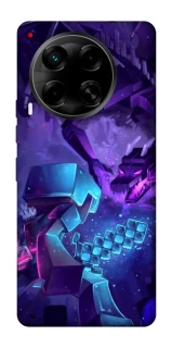 Чехол на TECNO Camon 30 (CL6) Minecraft dragon фото 1 из 1