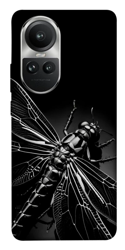 Чохол на Oppo Reno 10 Black dragonfly фото 1 з 1