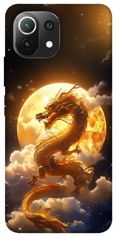Чехол на Xiaomi Mi 11 Lite Golden Dragon фото 1 из 1