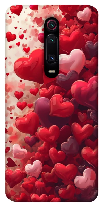 Чехол на Xiaomi Redmi K20 / K20 Pro / Mi9T / Mi9T Pro Many hearts фото 1 из 1
