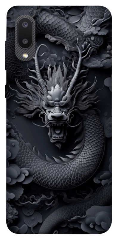Чехол на Samsung Galaxy A02 black dragon фото 1 из 1