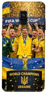 Чехол на Samsung A530 Galaxy A8 (2018) UA-Football ver.5 фото 1 из 1