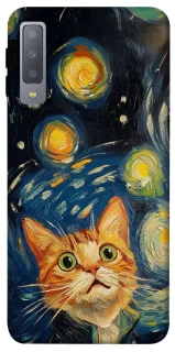 Чехол на Samsung A750 Galaxy A7 (2018) paint cat фото 1 из 1