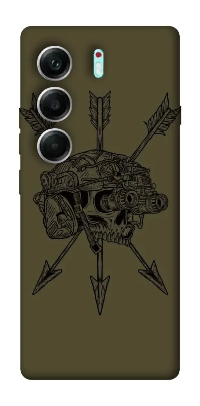 Чохол на Tecno Camon 40 Pro Mil skull фото 1 з 1