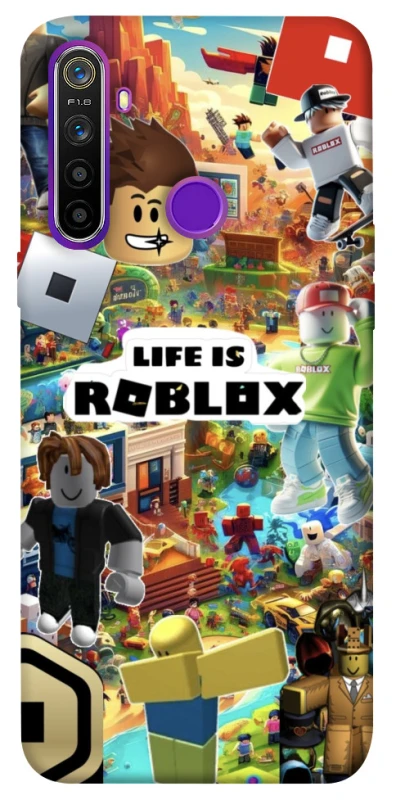 Чохол на Realme 5 Life is Roblox фото 1 з 1