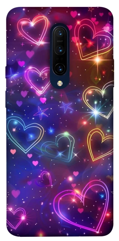 Чохол на OnePlus 7 Pro Drawn hearts фото 1 з 1