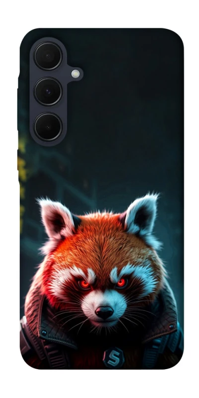 Чохол на Samsung Galaxy A35 Cyber Red Panda фото 1 з 1