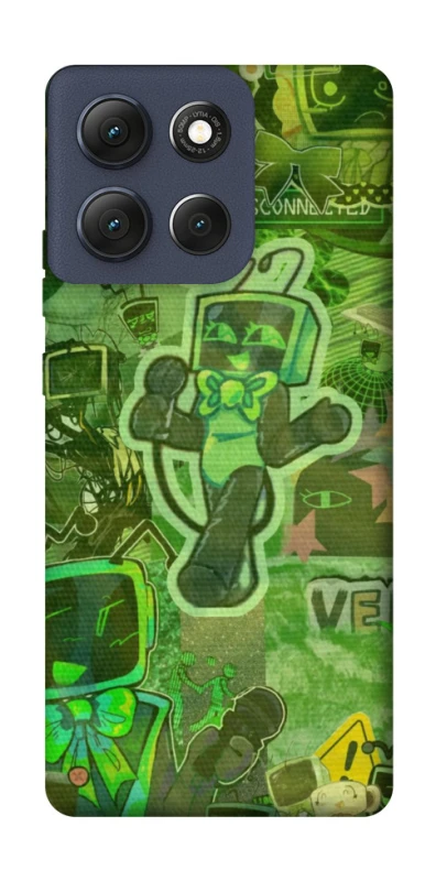 Чохол на Motorola Moto G86 Dandysworld tv green theme фото 1 з 1