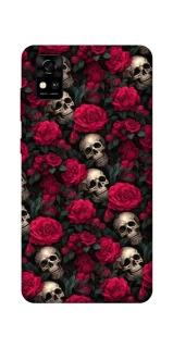 Чехол на ZTE Blade A31 Черепа и розы фото 1 из 1