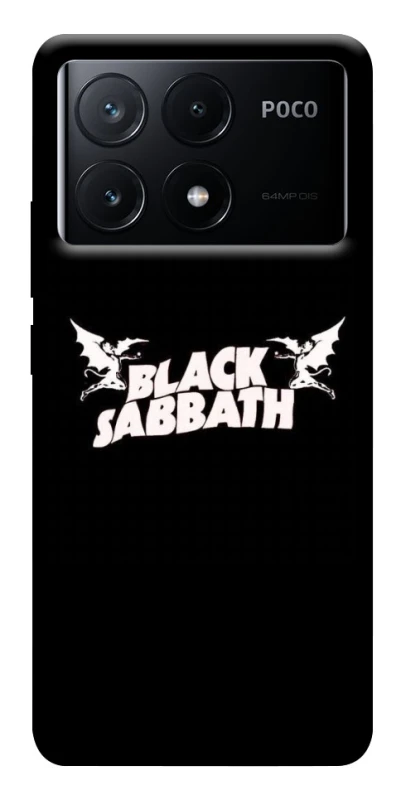 Чохол на Xiaomi Poco X6 Black Sabbath logo ver.2 фото 1 з 1