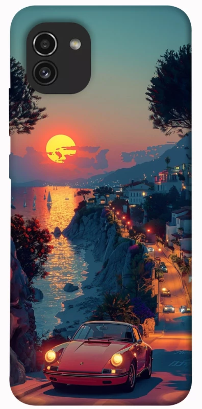 Чохол на Samsung Galaxy A03 Porsche sunrise фото 1 з 1