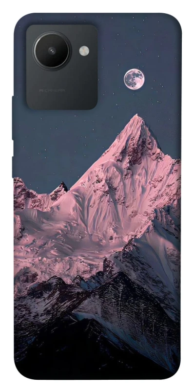 Чехол на Realme C30 Pink mountain фото 1 из 1