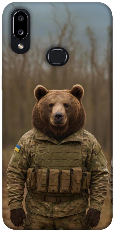 Чехол на Samsung Galaxy A10s Медведь защитник фото 1 из 1