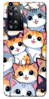 Чехол на Oppo A57s Cute Cat v2 фото 1 из 1