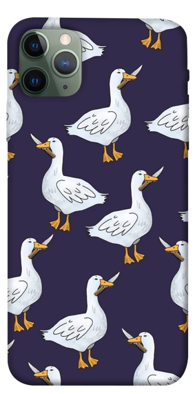 Чохол на Apple iPhone 11 Pro Max (6.5") Гуси з претензією фото 1 з 1