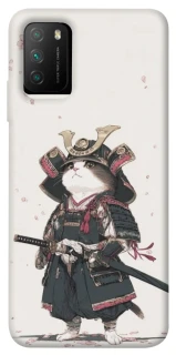 Чохол на Xiaomi Poco M3 Samurai Cat Warrior фото 1 з 1