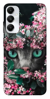 Чохол на Samsung Galaxy A05s Кіт в квітах фото 1 з 1
