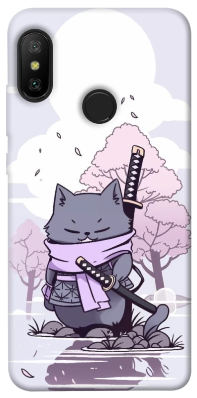 Чохол на Xiaomi Mi A2 Lite / Xiaomi Redmi 6 Pro Samurai cat фото 1 з 1