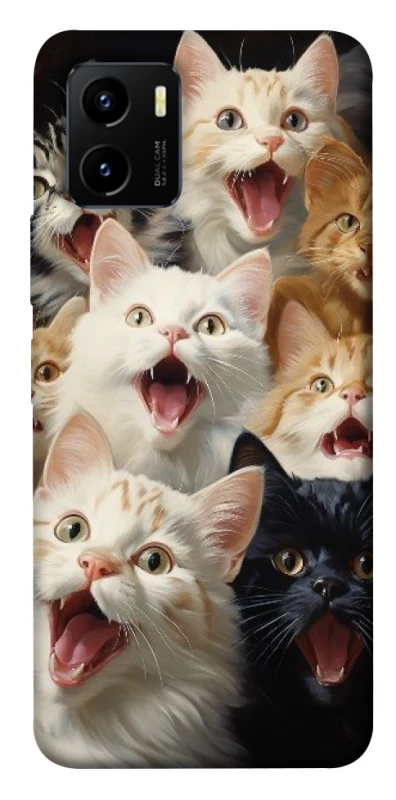 Чохол на Vivo Y15s Коти фото 1 з 1