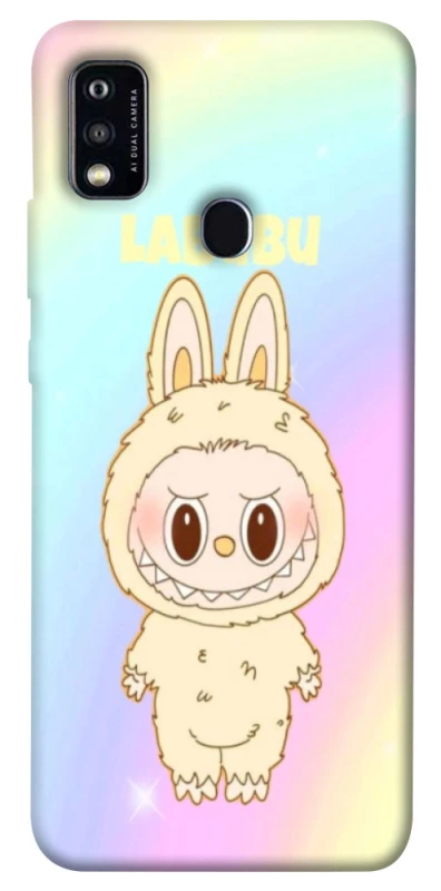 Чохол на ZTE Blade A51 Fluffy Rainbow Labubu фото 1 з 1