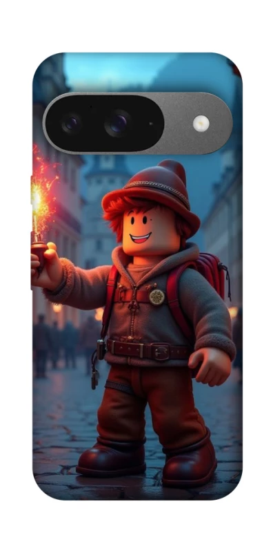 Чохол на Google Pixel 10 Roblox Fire Logo Blue Flames фото 1 з 1