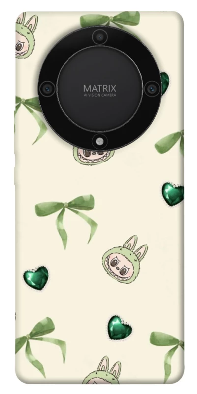 Чехол на Huawei Magic5 Lite Labubu Green Heart фото 1 из 1