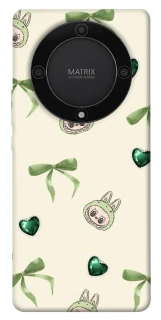 Чохол на Huawei Magic5 Lite Labubu Green Heart фото 1 з 1