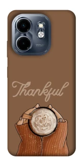 Чехол на Infinix Smart 9 4G / Hot 50i Thankful coffee фото 1 из 1