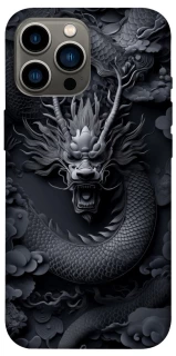 Чехол на Apple iPhone 13 Pro Max (6.7") black dragon фото 1 из 1
