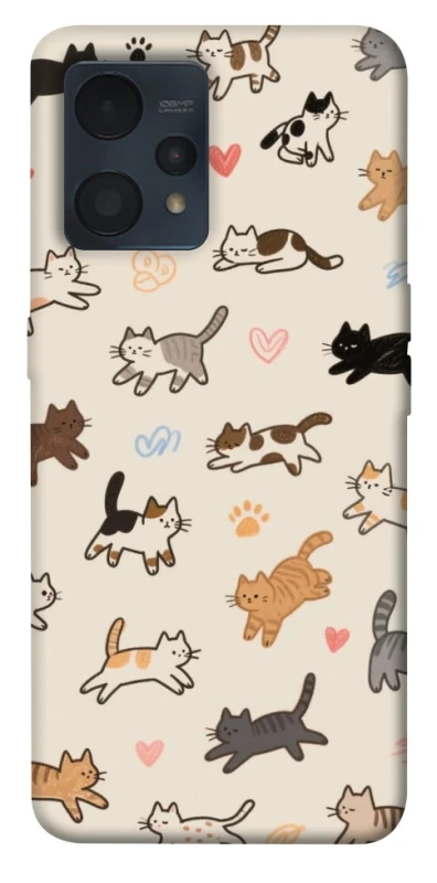Чохол на Realme 9 4G / 9 Pro+ Cat style ver.2 фото 1 з 1