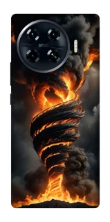 Чехол на TECNO Spark 20 Pro+ Огненный торнадо фото 1 из 1