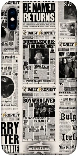Чохол на Apple iPhone X (5.8") Harry Potter newspaper фото 1 з 1