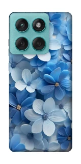 Чехол на Motorola Edge 60 Fusion Синие цветы фото 1 из 1