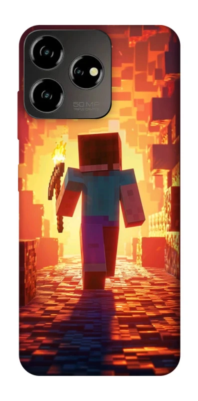 Чохол на ZTE Blade V50 Design 4G Minecraft adventure фото 1 з 1