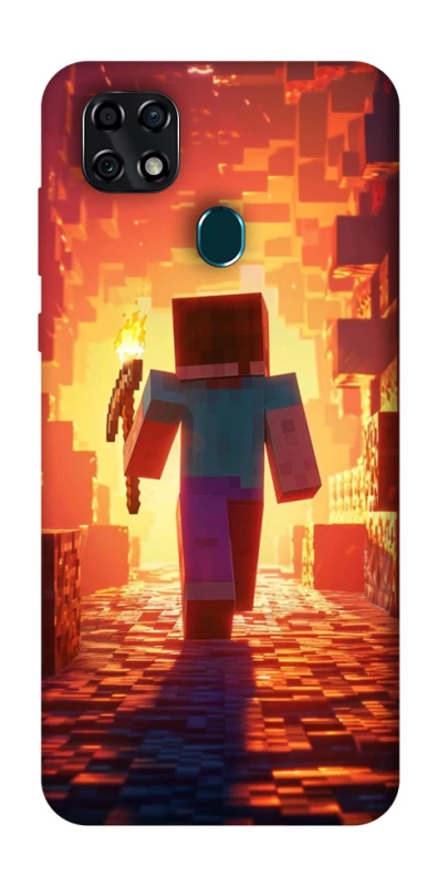 Чохол на ZTE Blade 20 Smart Minecraft adventure фото 1 з 1