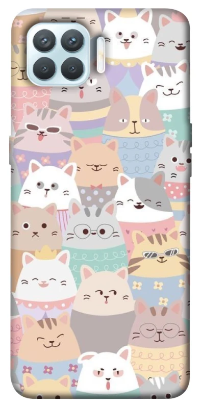 Чохол на Oppo F17 Pro Funny Kittens ver.2 фото 1 з 1