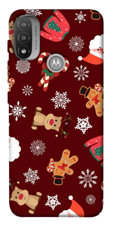Чохол на Motorola Moto E20 Новорічний v6 фото 1 з 1